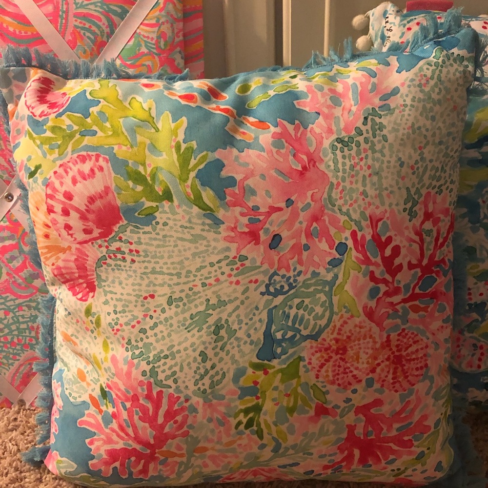 Lilly Pulitzer accent pillow